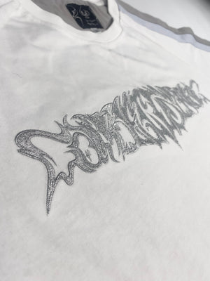 white Cut and Sew Tee 