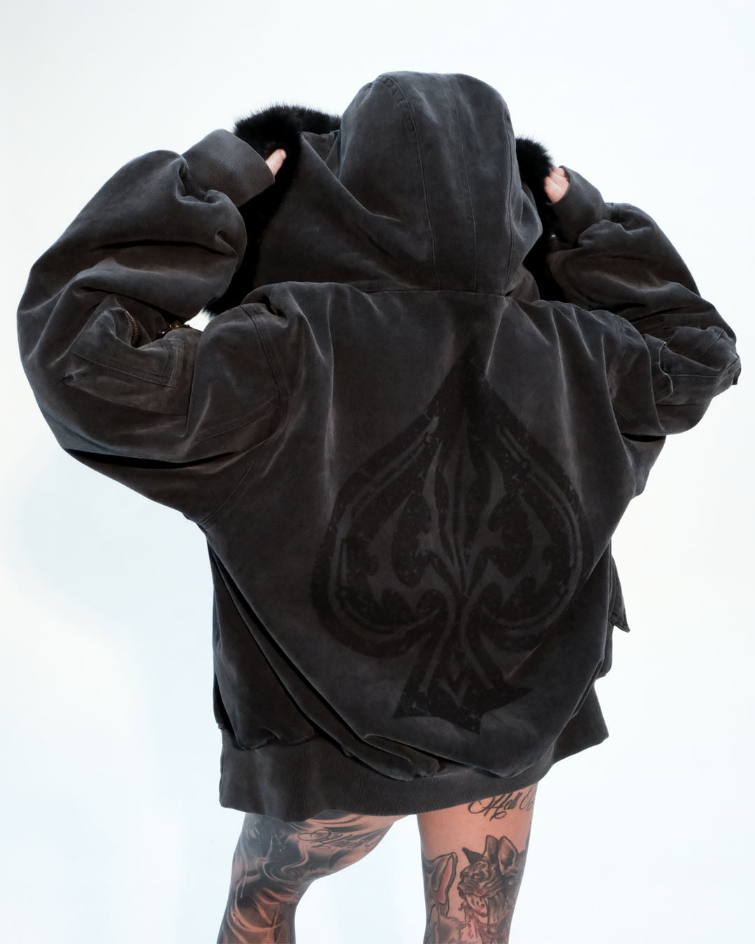 Heavy Ace jacket showing the Ace artwork on the back