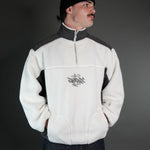 White Sherpa Quarterzip